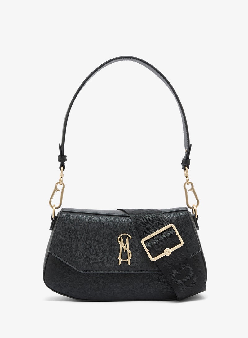 ستيف مادن حقيبة كتف صغيرة جلد صناعي بنقشة بيبل - Image 1